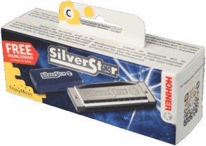 Hohner Mondharmonica, Silver Star C (kleine doos)