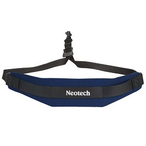 Neotech Soft Sax Strap - Junior - Gesloten haak - NAVY BLUE