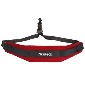 Neotech Soft Sax Strap - Junior - Gesloten haak - ROOD