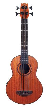 Electric Ukulele Bass - Trans Brown