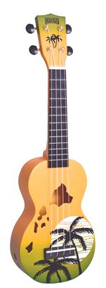 Designer Series Soprano Uke - Hawaii (Green Burst)