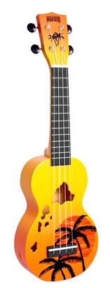 Designer Series Sop Uke - Hawaii (Orange Burst)