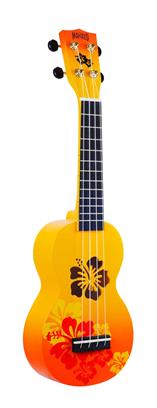 Designer Series Sop Uke - Hibiscus (Orange Burst)