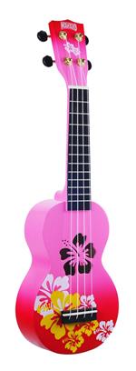 Designer Series Soprano Uke - Hibiscus (Red Burst)