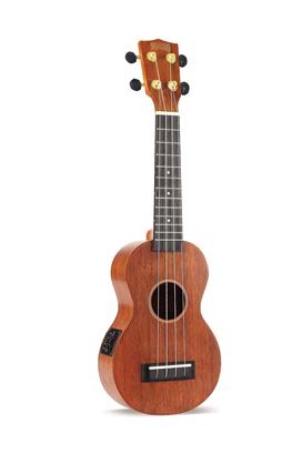 Mahalo Java Series Soprano Electro Ukulele - Trans Brown