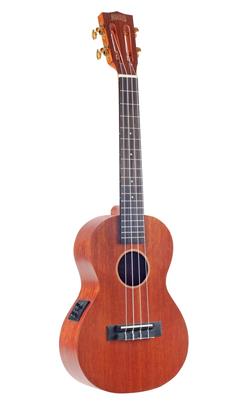 Java Series Tenor Electro Ukulele - Trans Brown