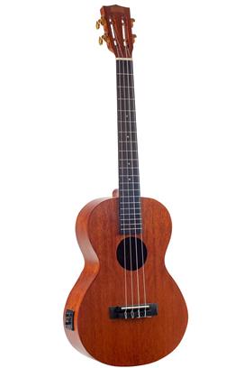 Mahalo Java Series Baritone Electro Ukulele - Trans Brown
