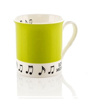 Little Snoring: Colour Block Mug - Pea Green