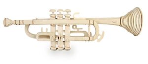 Quay Wood Craft Constuction Kit - Trompet