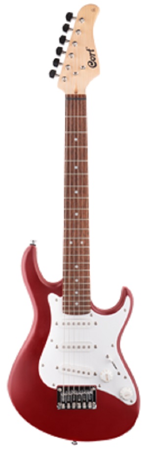 Cort E-Gitaar, G100 Junior, Open Bore Black Cherry