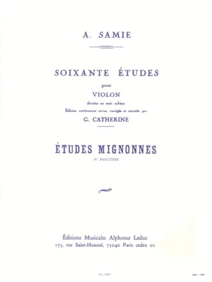 Etudes Mignonnes - Auguste Samie