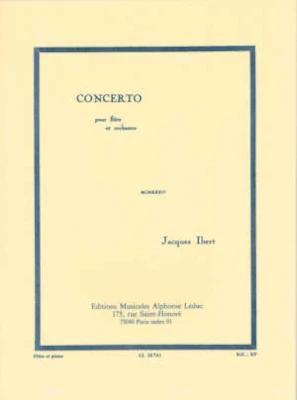 Concerto pour flûte et orchestre - Jacques Ibert
