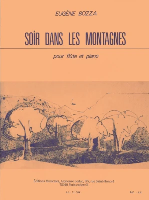 Soir dans les Montagnes pour flûte et piano - Eugène Bozza