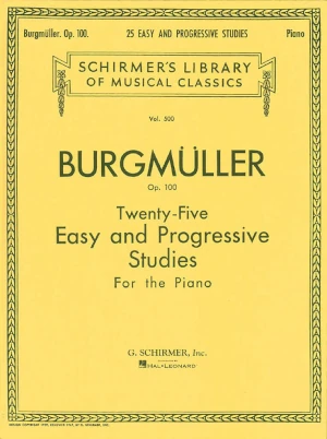 25 Easy and Progressive Studies opus 100 - Burgmüller