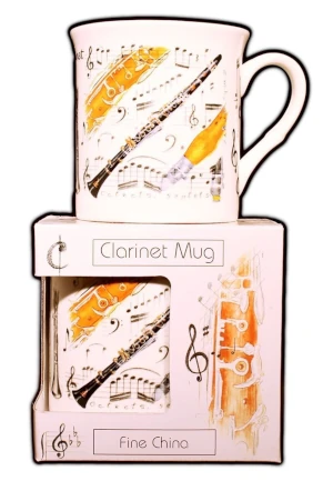 Fine China Mug - Clarinet Design